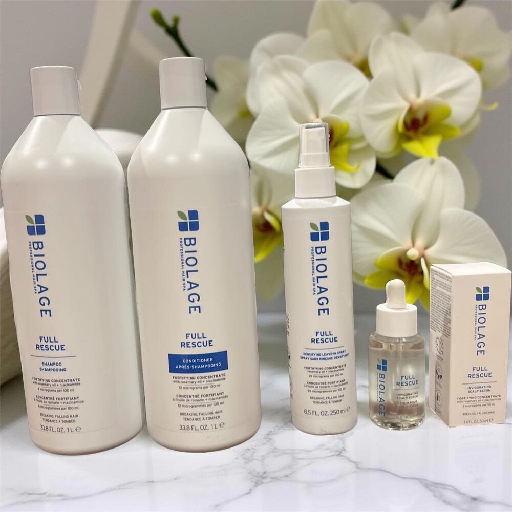 Biolage Full Rescue Anti Break Shampoo Conditioner Serum Leave In Conditioner